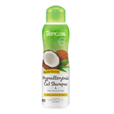 TropiClean Gentle Coconut Hypoallergenic Cat & Kitten Shampoo, front image of bottle
