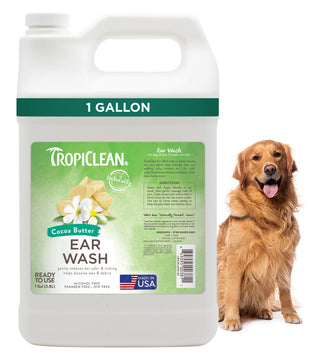 TropiClean Alcohol Free Ear Wash for Pets, 1 gal