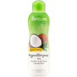 TropiClean Gentle Coconut Hypoallergenic Puppy and Kitten Shampoo, image of front of bottle