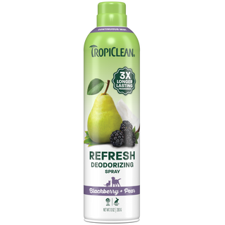 TropiClean Blackberry + Pear Deodorizing Pet Spray, 10oz