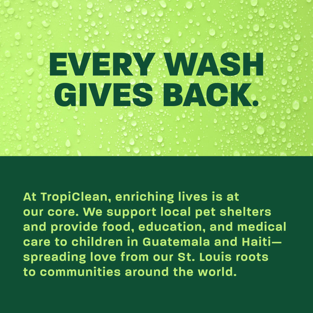 Every Wash gives back.