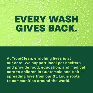 Every Wash gives back.