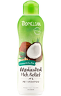 TropiClean Oatmeal & Tea Tree Medicated Itch Relief Shampoo for Pets, front of bottle