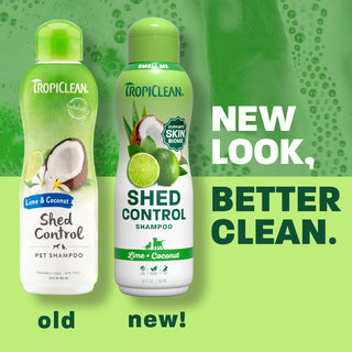 TropiClean shampoo - new vs old look