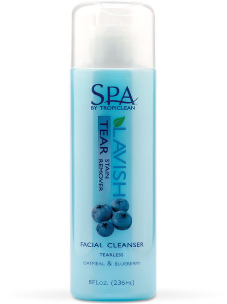 SPA by TropiClean Tear Stain Remover for Pets, front of 8oz bottle
