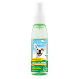 TropiClean Fresh Breath Peanut Butter Oral Care Spray for Pets, image of front of bottle