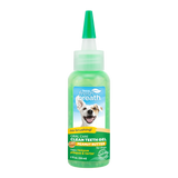 TropiClean Fresh Breath Peanut Butter Dental & Oral Care Gel for Dogs, image of front of 2oz bottle