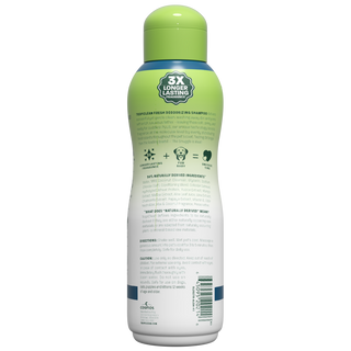 TropiClean deodorizing shampoo back