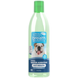 TropiClean Fresh Breath Dental Water Additive Plus Gut Health for Dogs, front image of bottle