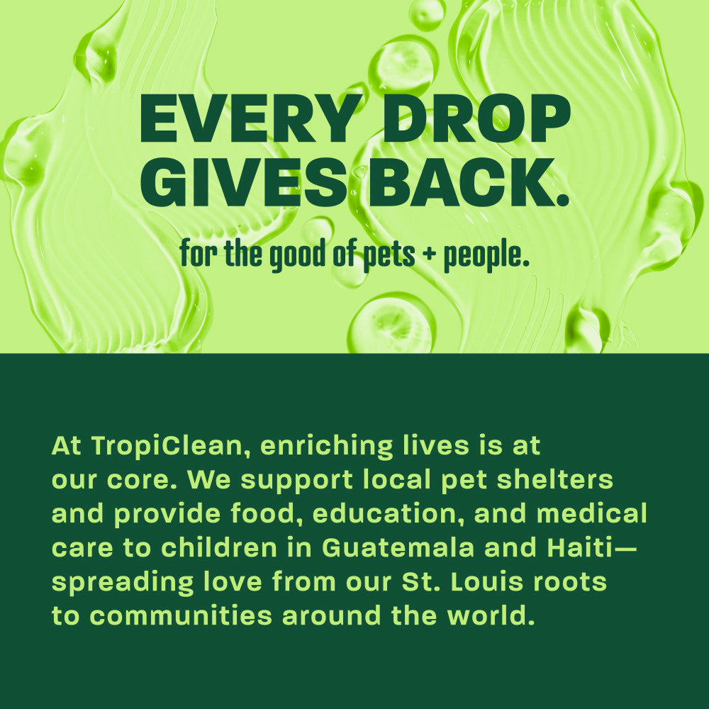Every drop gives back.
