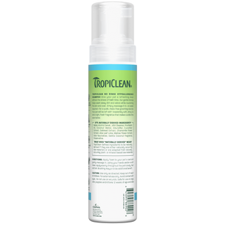 TropiClean Hypoallergenic No Rinse Pet Shampoo, 7.4oz