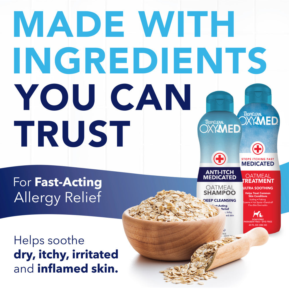 TropiClean Oxymed Anti-Itch Shampoo & Conditioner