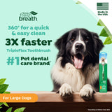 cleans teeth & freshens breath with brushing. #1 pet dental care brand.