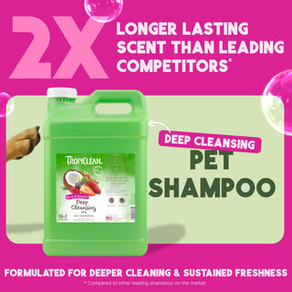 deep cleaning pet shampoo