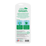 TropiClean Fresh Breath Plaque & Tartar Control Kit for Cats, back of packaged kit