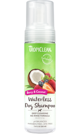 TropiClean Deep Cleansing Waterless Dog Shampoo, image of front of bottle