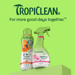 Tangle remover & papaya shampoo.