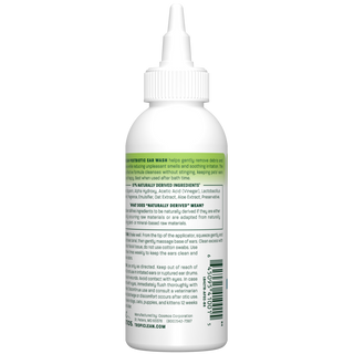 TropiClean Postbiotic ear wash 4oz bottle back