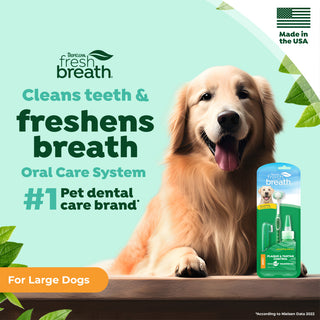cleans teeth & freshens breath without brushing. #1 pet dental care brand.