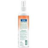 TropiClean Natural Flea + Tick Bite Relief Spray for Pets, back image of spray bottle